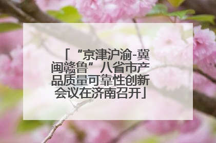 “京津沪渝-冀闽赣鲁”八省市产品质量可靠性创新会议在济南召开