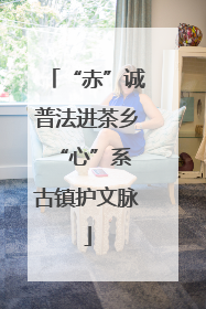 “赤”诚普法进茶乡 “心”系古镇护文脉