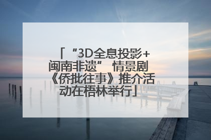 “3D全息投影+闽南非遗” 情景剧《侨批往事》推介活动在梧林举行