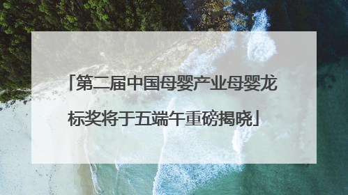 第二届中国母婴产业母婴龙标奖将于五端午重磅揭晓