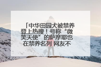 中华田园犬被禁养登上热搜！号称“微笑天使”的萨摩耶也在禁养名列 网友不解西安多部门回应