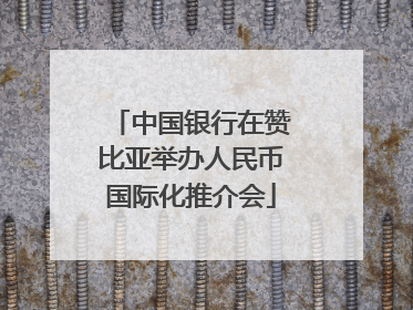 中国银行在赞比亚举办人民币国际化推介会