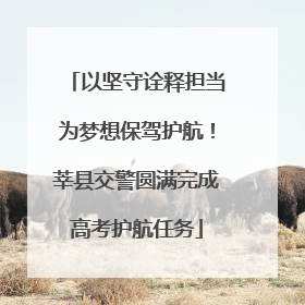 以坚守诠释担当为梦想保驾护航！莘县交警圆满完成高考护航任务