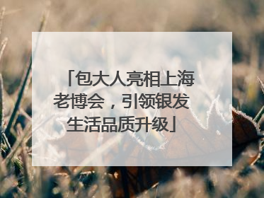 包大人亮相上海老博会，引领银发生活品质升级