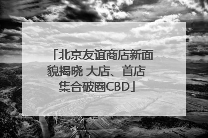北京友谊商店新面貌揭晓 大店、首店集合破圈CBD