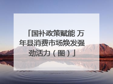 国补政策赋能 万年县消费市场焕发强劲活力（图）