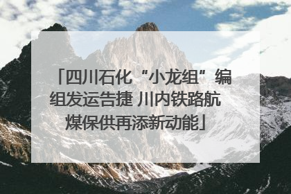 四川石化“小龙组”编组发运告捷 川内铁路航煤保供再添新动能