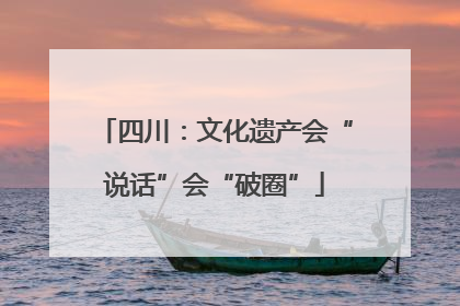 四川：文化遗产会“说话”会“破圈”