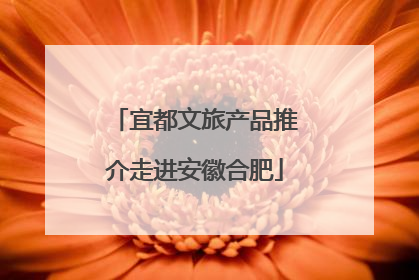 宜都文旅产品推介走进安徽合肥