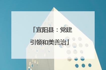 宜阳县：党建引领和美善治
