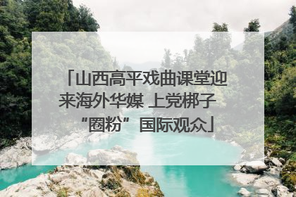 山西高平戏曲课堂迎来海外华媒 上党梆子“圈粉”国际观众