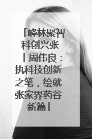 峰林聚智 科创兴张丨周伟良：执科技创新之笔，绘就张家界药谷新篇