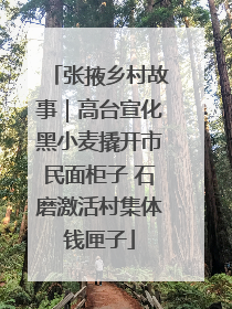 张掖乡村故事｜高台宣化黑小麦撬开市民面柜子 石磨激活村集体钱匣子