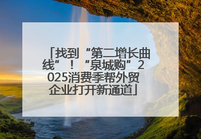 找到“第二增长曲线”！“泉城购”2025消费季帮外贸企业打开新通道