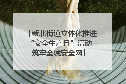 新北街道立体化推进“安全生产月”活动 筑牢全域安全网