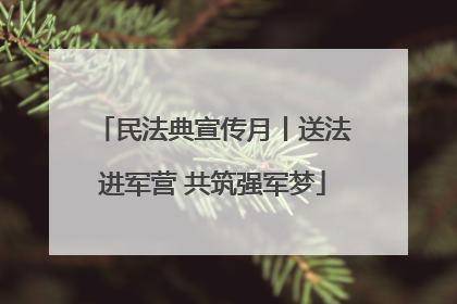 民法典宣传月丨送法进军营 共筑强军梦