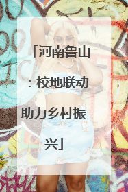 河南鲁山：校地联动助力乡村振兴