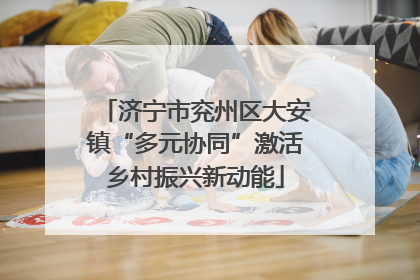济宁市兖州区大安镇“多元协同”激活乡村振兴新动能