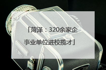 菏泽：320余家企事业单位进校揽才