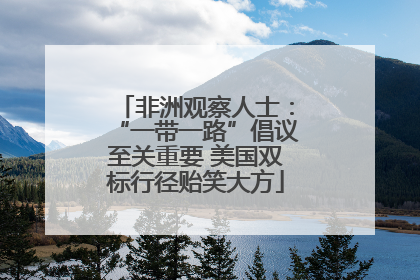 非洲观察人士：“一带一路”倡议至关重要 美国双标行径贻笑大方