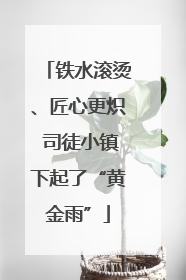 铁水滚烫、匠心更炽 司徒小镇下起了“黄金雨”