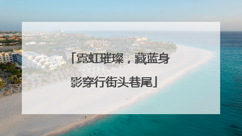 霓虹璀璨，藏蓝身影穿行街头巷尾