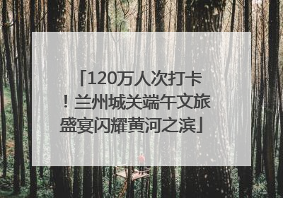 120万人次打卡！兰州城关端午文旅盛宴闪耀黄河之滨