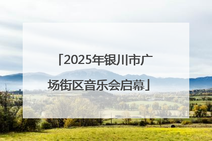 2025年银川市广场街区音乐会启幕
